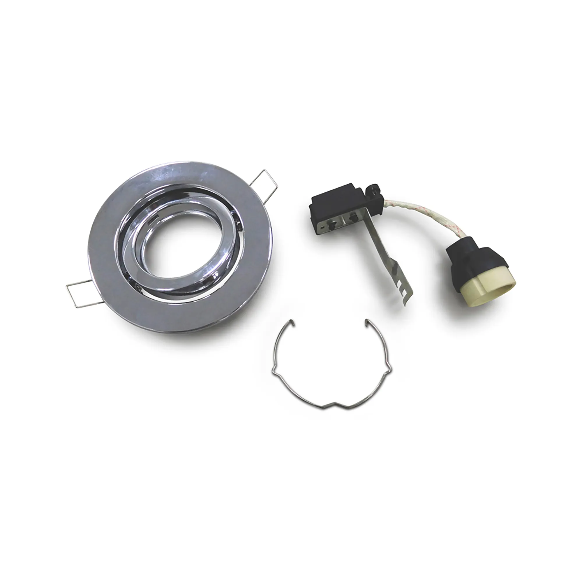 Hudson GU10 Adjustable Downlight, Cut Out 84mm Polished Chrome D0030  Deco Hudson